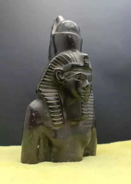 Rare Half of statue of Amenemhat III sixth pharaoh Ancient Egyptian Antiquities