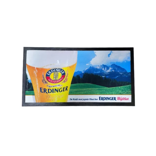 Erdinger Rubber Backed Bar Pub Runner Mat Brand New Official