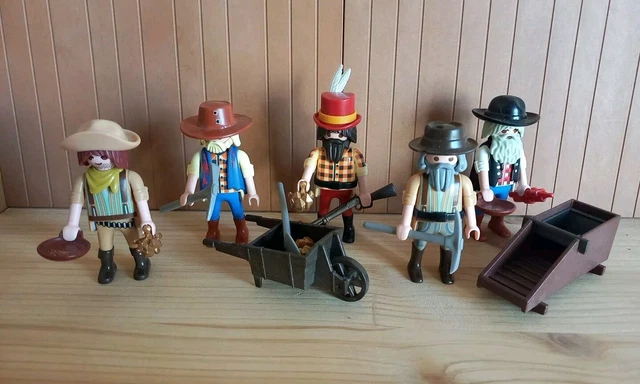 3058 PLAYMOBIL BROUETTE de Paysan Western ou Médiévale EUR 3,20