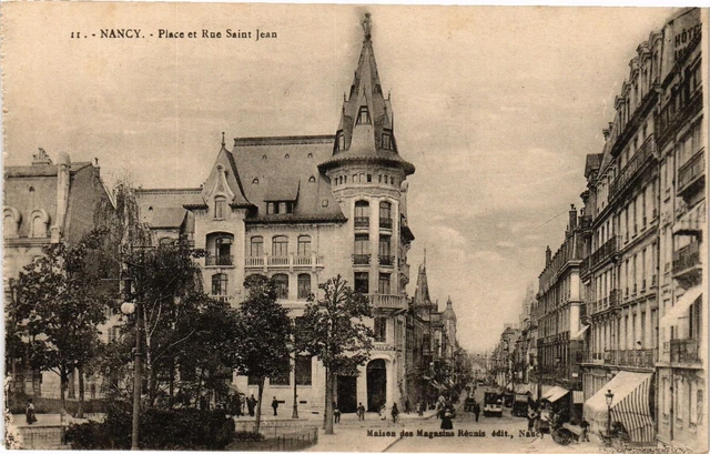 CPA Nancy-Place et Rue Saint Jean (187021)
