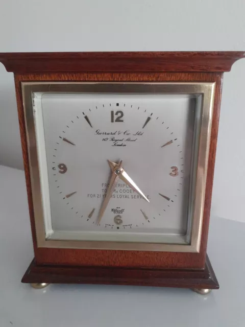 Elliott Of London,Quality World Renowned Clock.retailed By Garrard Of London. "