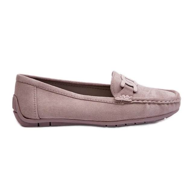 Mocassins Rosa en Daim avec Franges Décoratives main image 1