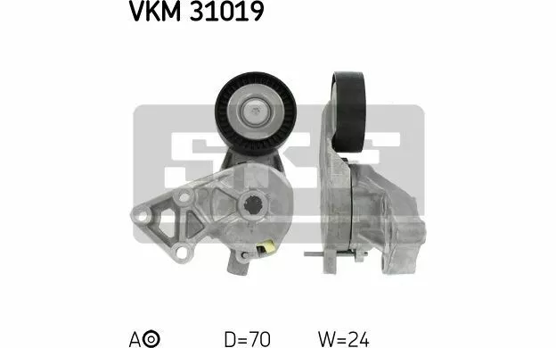 SKF Galet tendeur pour AUDI A3 VOLKSWAGEN GOLF SHARAN FORD GALAXY VKM 31019 SKF Galet tendeur pour AUDI A3 VOLKSWAGEN GOLF SHARAN FORD GALAXY VKM 31019