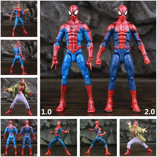 Marvel Classic Spider Man 6" Action Figure Clothing Amazing Pizza Spiderman
