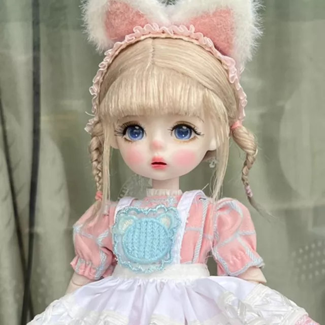 Fashion 1/6 Ball Jointed SD Dolls 30cm Girls BJD Doll Changeable Eyes Assembled
