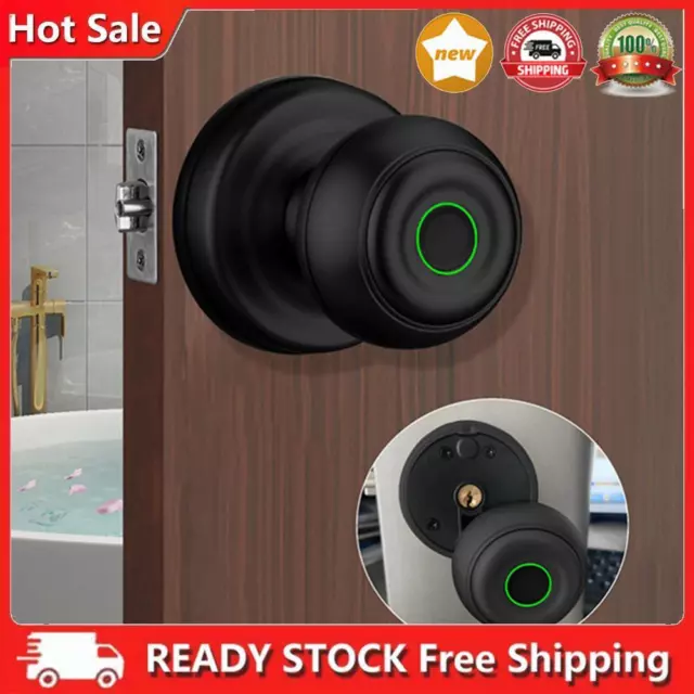 Tuya Smart Door Lock Keyless Entry Round Smart Lock for Stainless Steel Door