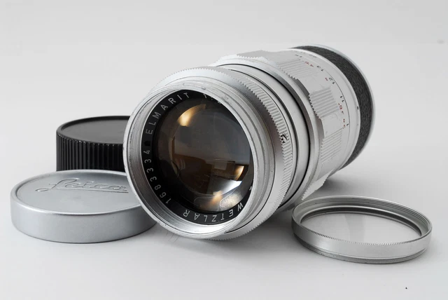 [Exc+5] Leica M 90mm f/2.8 Elmarit Leitz Wetzlar Film Camera Lens From JAPAN
