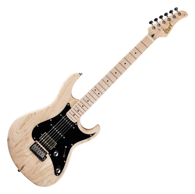 Cort G110 Black Open Pore E-Gitarre Tremolo HSS Humbucker Single Coil Schwarz