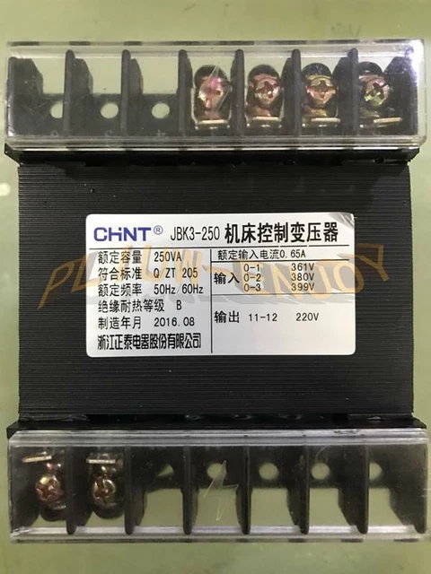 ONE NEW CHNT JBK3-250VA Machine Tool Control Transformer 361V380V399V to 220V
