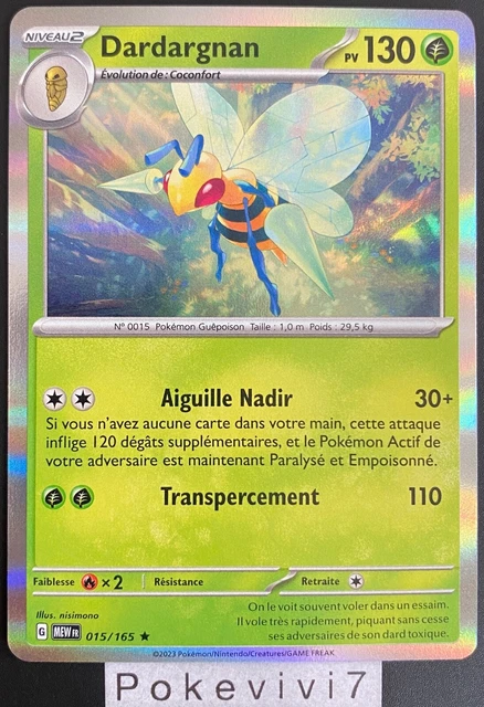 Pokemon Card DARDARGNAN 015/165 HOLO EV3.5 Scarlet & Purple MEW 151 EN NEW