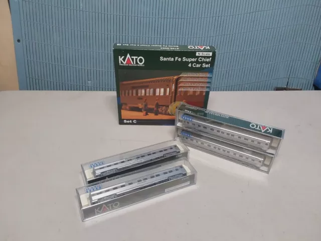 KATO N scale #106-6004 CORRUGATED PASSENGER CAR (SET B) "Unofficial Set"