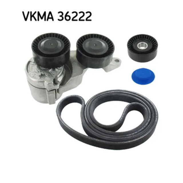 SKF V-Ribbed Belt Set VKMA 36222 FOR S60 V70 XC90 S80 XC70 Genuine Top Quality