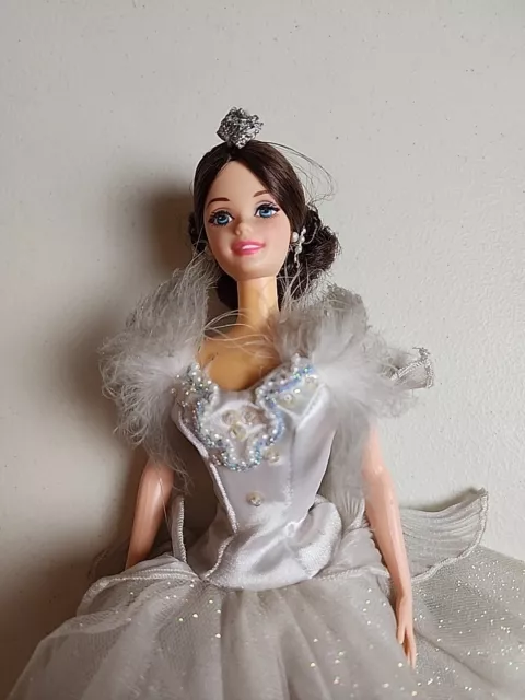 BARBIE as The Swan Lake Queen BALLERINA DOLL w/ROOTD EYELASHES No Box Or Stand 2