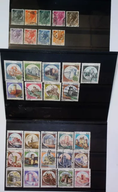 Italy Castles Used Stamps 20526