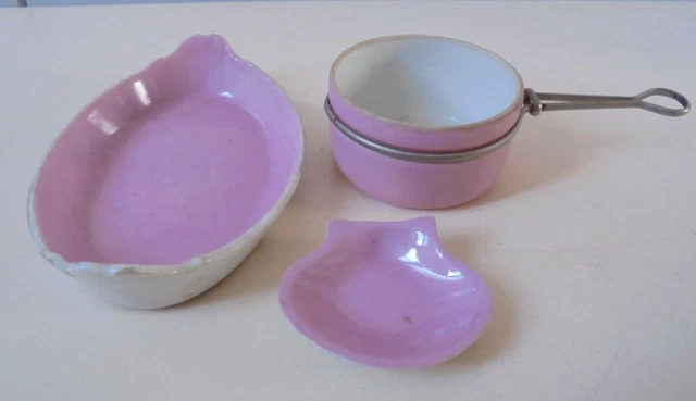 Rare Dînette En Tôle Ancienne – Ensemble De Vaisselle Jouet Vintage