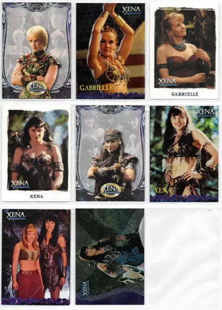 Lot Of 8- Xena Promo Cards. Various Sets And Years. Rittenhouse.