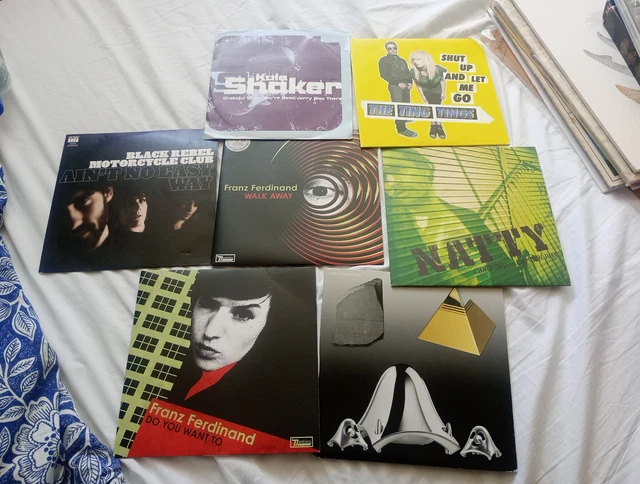 INDIE VINYL SINGLES Bundle B.R.m.c. Franz Ferdinand Natty Ting Tings ...