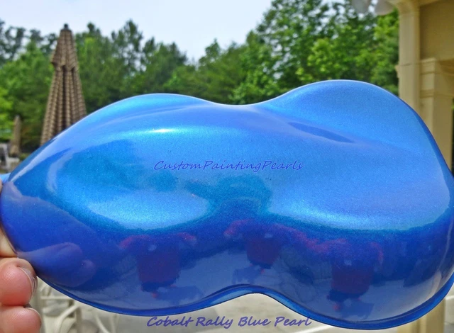 Cobalt Rally Blue Pearl Pigment  Gloss Auto Urethane 2K Clearcoat HOK