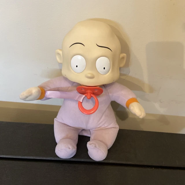 1998 RUGRATS TALKING Baby Dill Pickles Doll Nickelodeon Plush