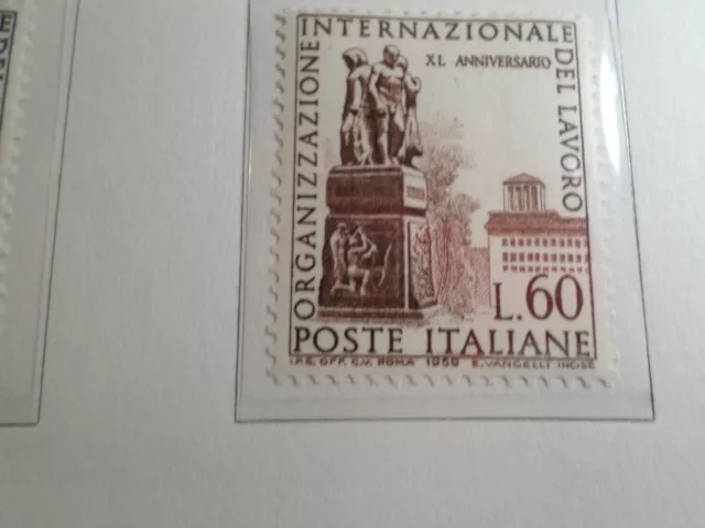 ITALIE ITALIA 1959, timbre 799, MONUMENT TRAVAILLEURS, neuf**, ITALY MNH stamp