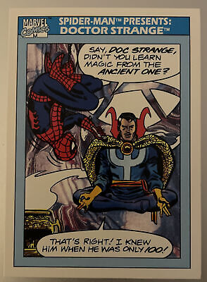 1990 Impel Marvel Universe Series 1 Spider-Man Presents: DOCTOR STRANGE #158