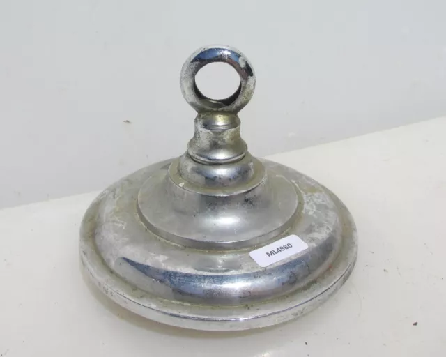 Vintage Brass Ceiling Light Holder Hook Hanger Bracket Rose Old Antique Chromed