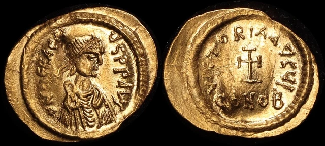 ANCIENT BYZANTINE Heraclius 610-641AD AV Tremissis (1.47g) Gold UNC.