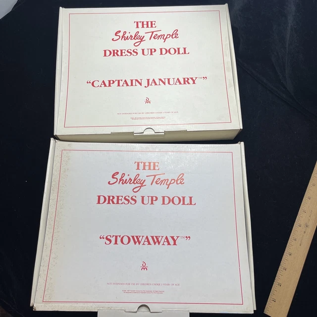 1994 Danbury Mint The Shirley Temple Dress Up Doll  Two outfits sealed unused