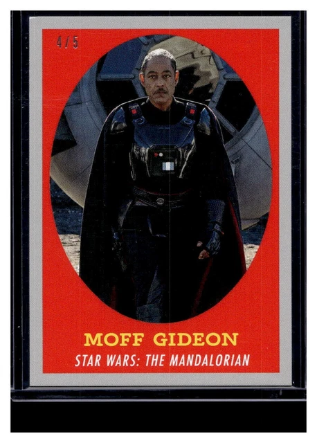 2023 Topps Star Wars Throwback Thursday #30 Moff Gideon Silver #d /5 Parallel