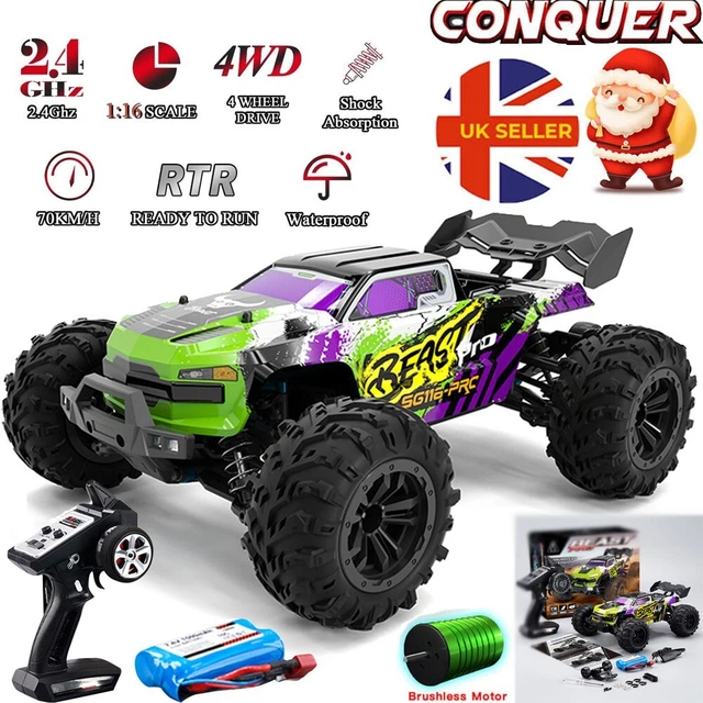 RC CAR 4WD 70KM/H Remote Control Trucks Monster Crawler Cars for Adults