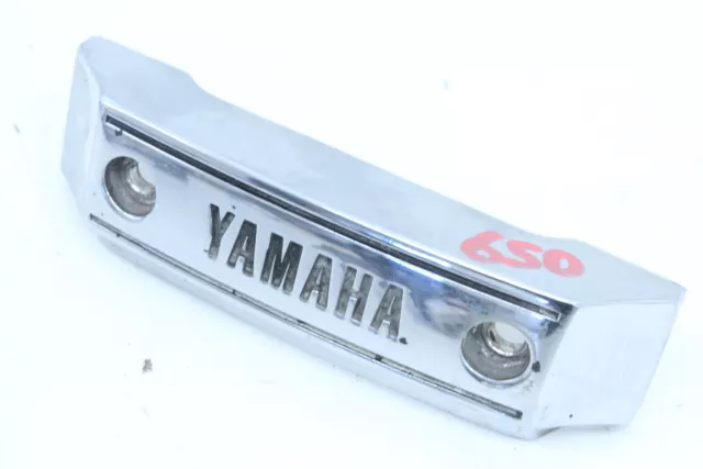 Yamaha XV 750 Virago 4FY Couverture Chrome Emblème Té de Fourche 650