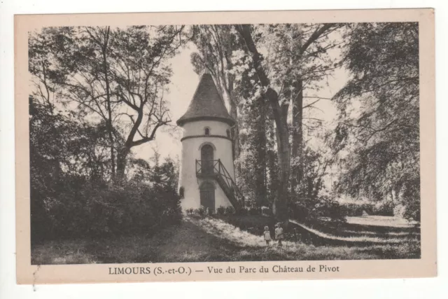 Cpa 91 - Limours : Vue Du Parc Du Château De Pivot (Essonne) Non Écrite