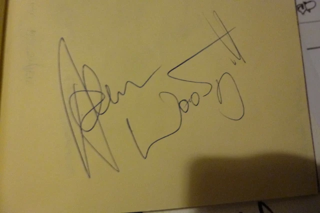 EastEnders ADAM WOODYATT hand signed page