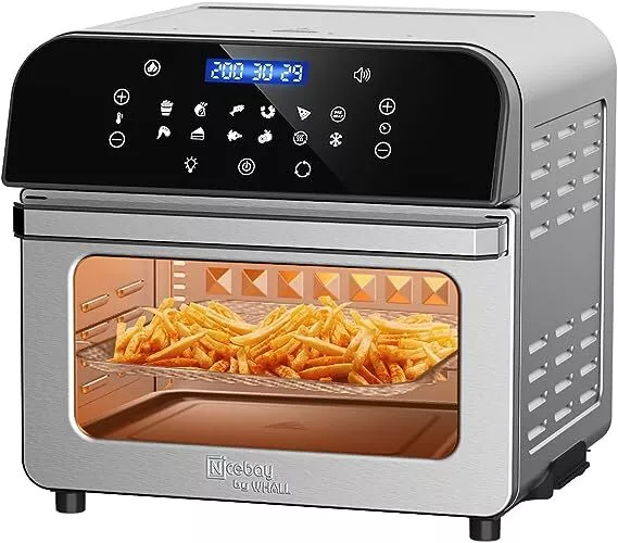 Whall Air Fryer Oven 12QT 12-in-1 Air Fryer Convection Oven NSE1201 - Silver