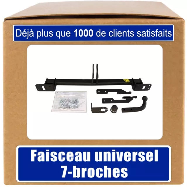 Pour Honda HR-V 5P de 15 Attelage fixe+faisc. 7b uni. Compl.