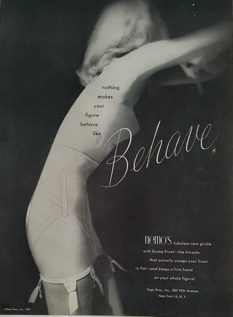 1959 women's Nemo walk away high waist girdle garters vintage