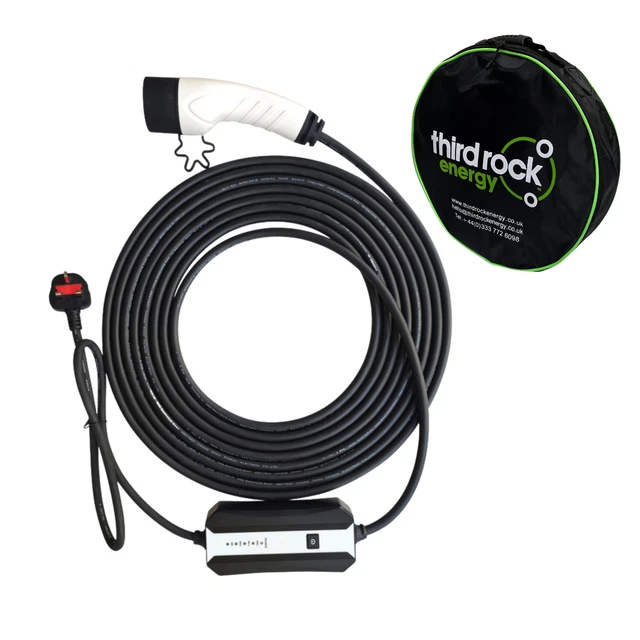 CLEARANCE LEGGERE Caricabatterie EV portatile tipo 2, 10M variabile 6A-13A