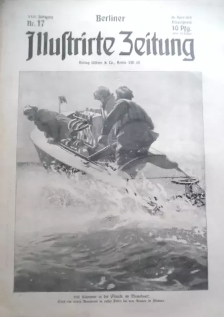 BERLINER ILLUSTRIRTE ZEITUNG 17-26.4. 1914 Militär-Albanien deutsch-russ.-Grenze