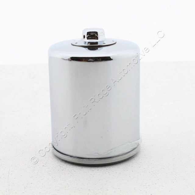 K&N Chrome Performance Oil Filter For Various 81-19 Harley Davidson KN-170C