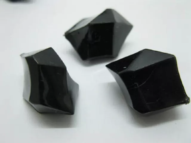 200X Black Acrylic Ice Pieces Stones Wedding Party 2