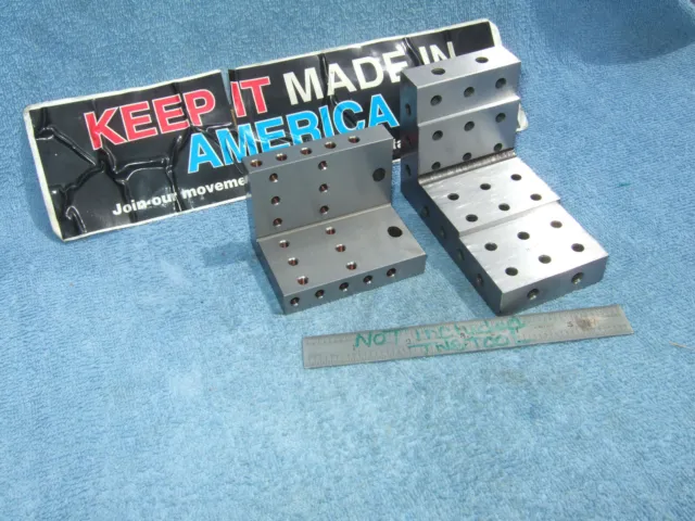 Angle Plates H-13 S-7 Watchmaker Machinist Toolmaker Precision Ground Fixtures