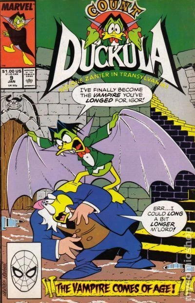 Count Duckula #9 FN 1989 Stock Image