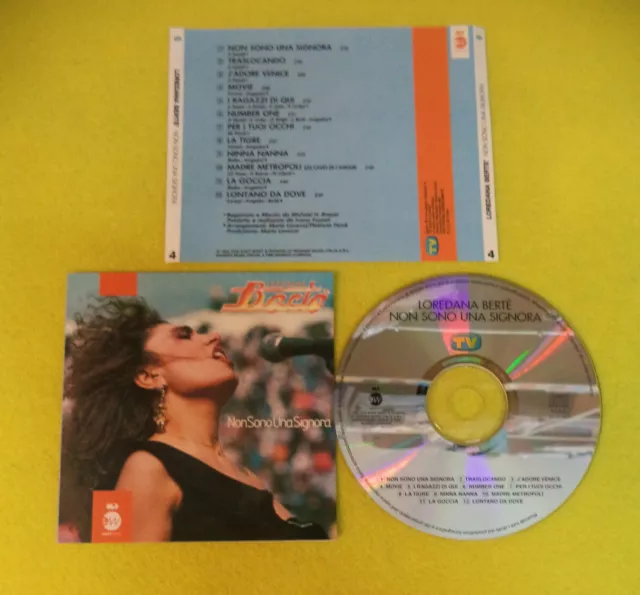 CD LOREDANA BERTE' Non sono una signora Ita TV SORRISI E CANZONI no lp mc(CI11)*