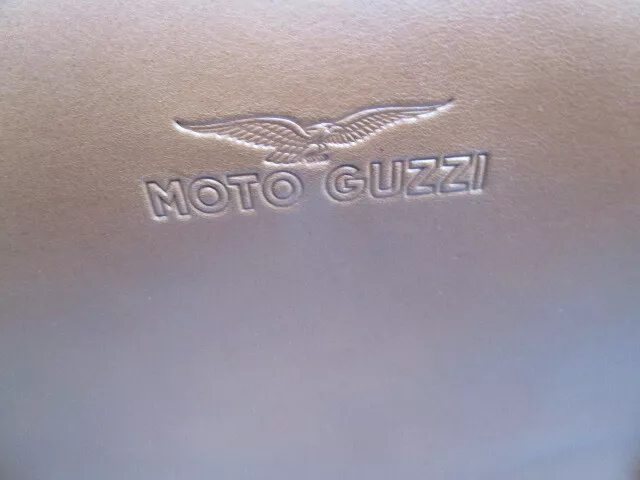 Genuine Moto Guzzi V7 Natural Leather Side Bag Tan 2S000295 2