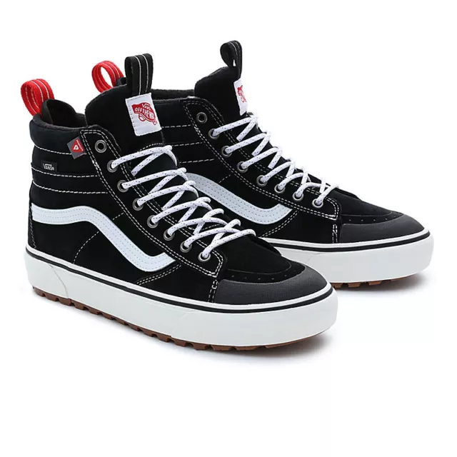 NEW VANS SK8 HI MTE Faux Fur Lined Scotchguard Suede UK 4 36.5 EUR