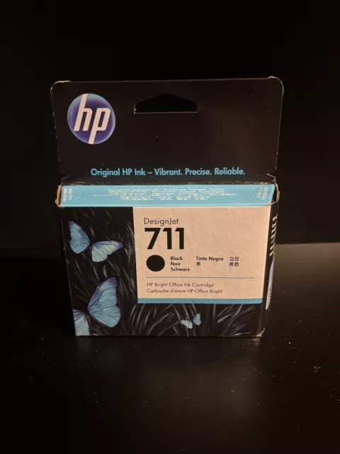 HP 711 1-pack 80-ml Black DesignJet Ink Cartridges, CZ133A, new, 11/2024