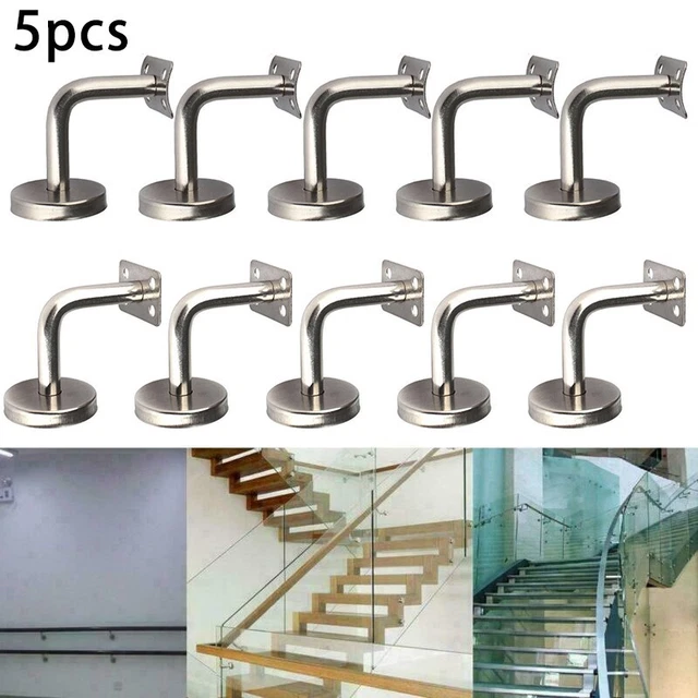 Rust Resistant Stainless Steel Stair Railing Brackets for Guardrail Support