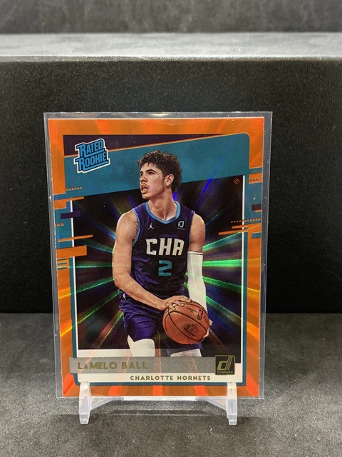 2020-21 PANINI DONRUSS Rated Rookie Lamelo Ball RC Laser Arancione #202