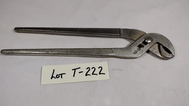 (222)Vtg 9.5” MILTEX Water pump/Slip Joint Pliers Made in Germany