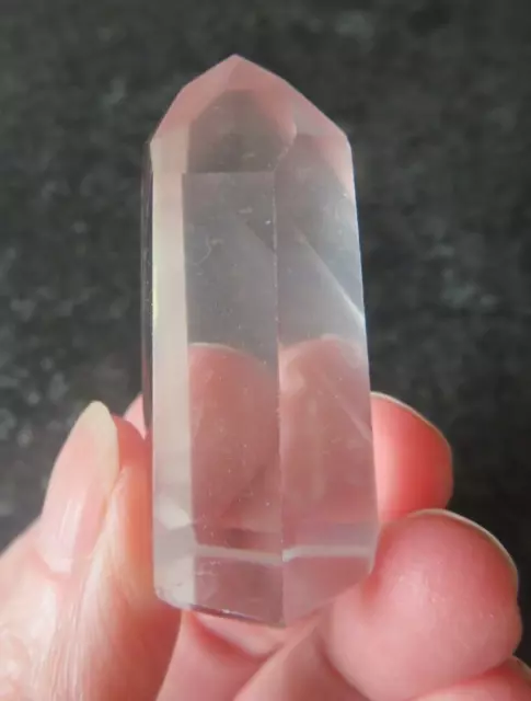 RARE & LOVELY BRAZILIAN LITHIUM QUARTZ (26.9 grams / 43 mm) STANDING POINT (A6)